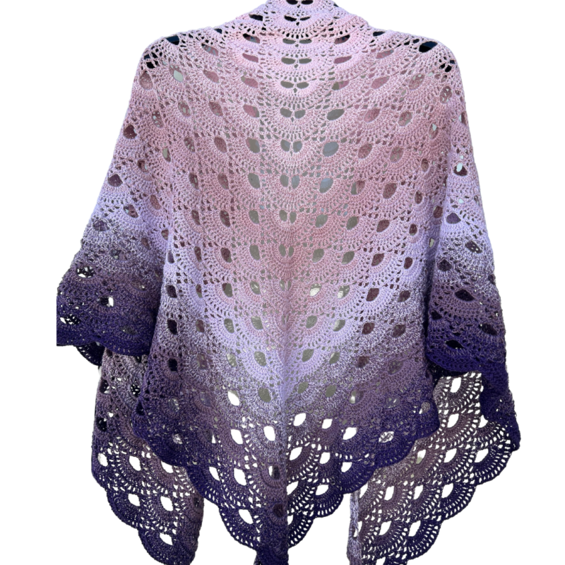 Amethyst Virus Shawl
