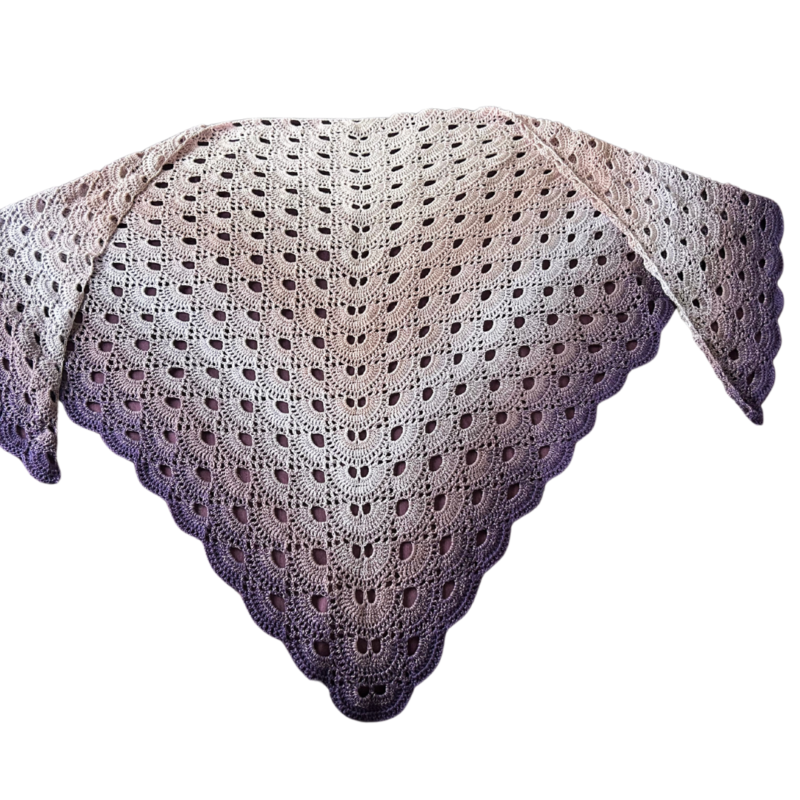 Amethyst Virus Shawl