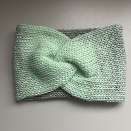 Mint & Grey Ear Warmer